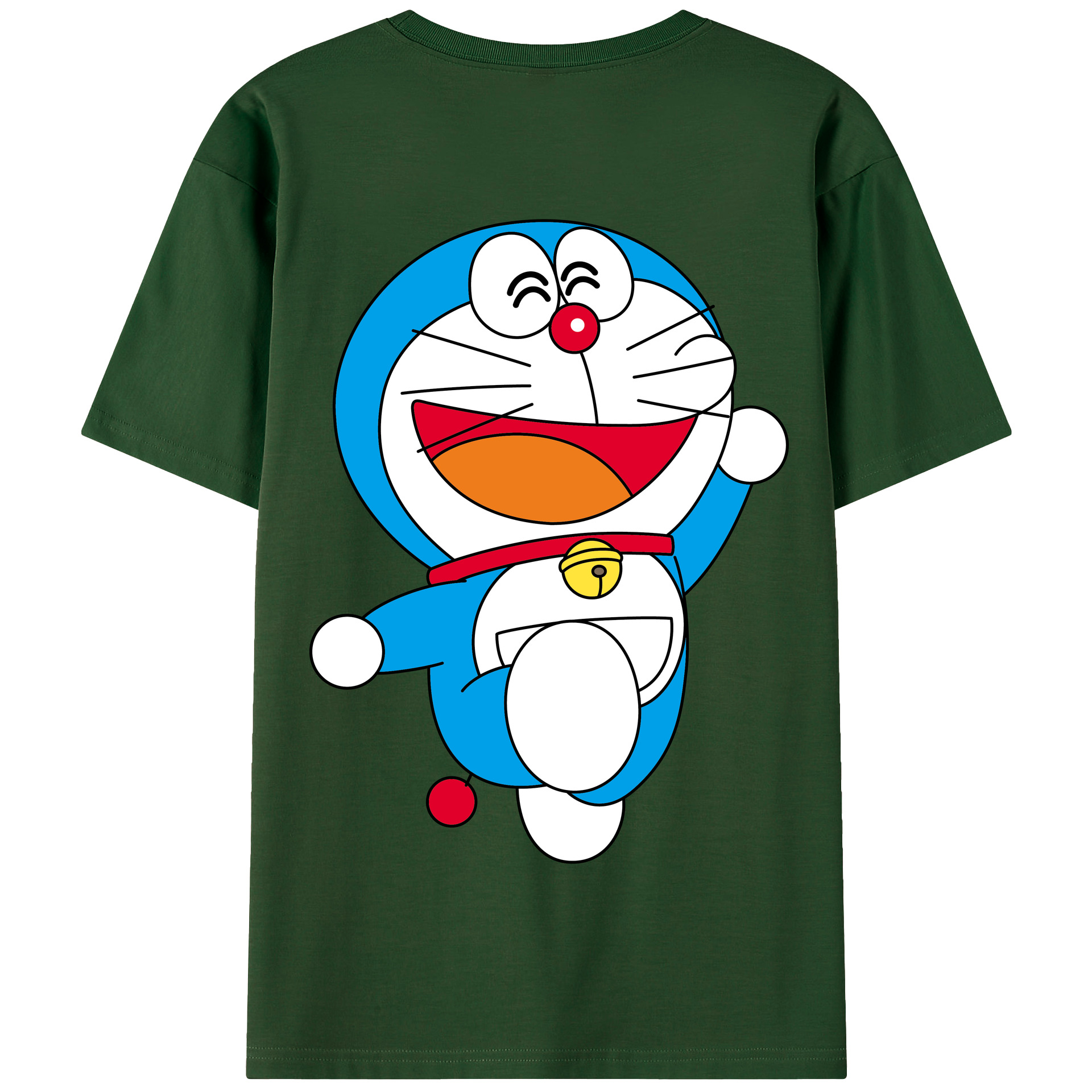 （画像用） ドラえもん Doraemon 綿100％半袖Tシャツ（背面プリント）